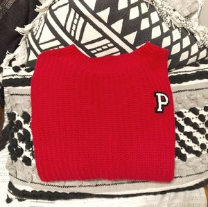 Red Knit Sweater